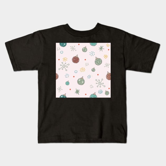 Ornaments Kids T-Shirt by Kristina Stellar Scandinavian Land